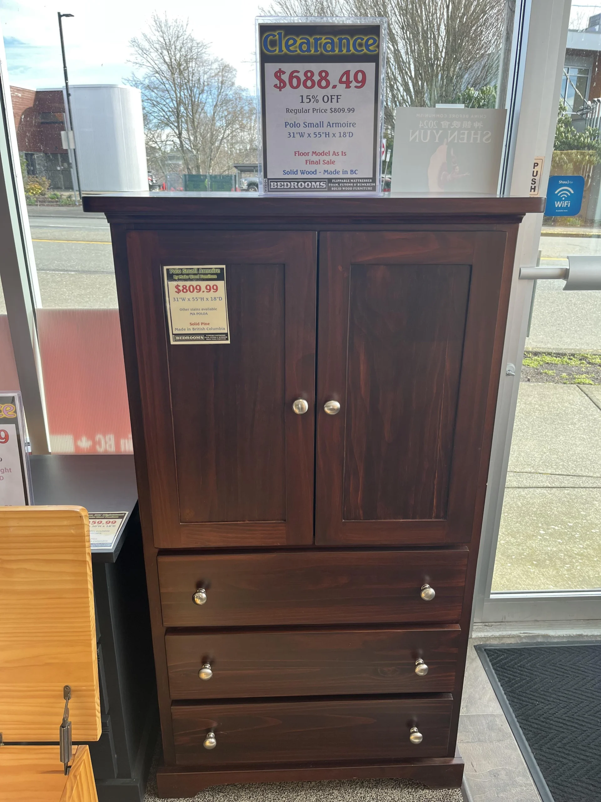 Clearance Small Polo Armoire